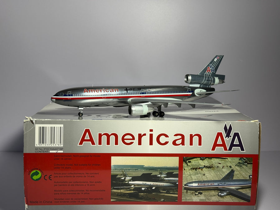 Inflight 1:200 American Airlines McDonnell Douglas DC-10-10 N102AA polished IFDC10AA0718P