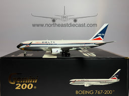 Delta Air Lines Boeing 767-200 1:200 Gemini Jets N102DA (N102DA)