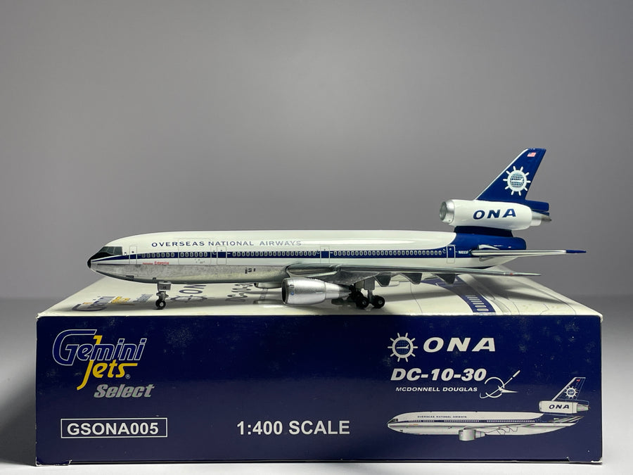 Gemini Jets 1:400 ONA McDonnell Douglas DC-10-30CF N1033F polished belly GSONA005