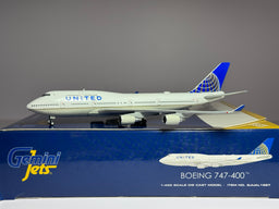 Gemini Jets 1:400 United Airlines Boeing 747-400 N105UA Post Merger GJUAL1587