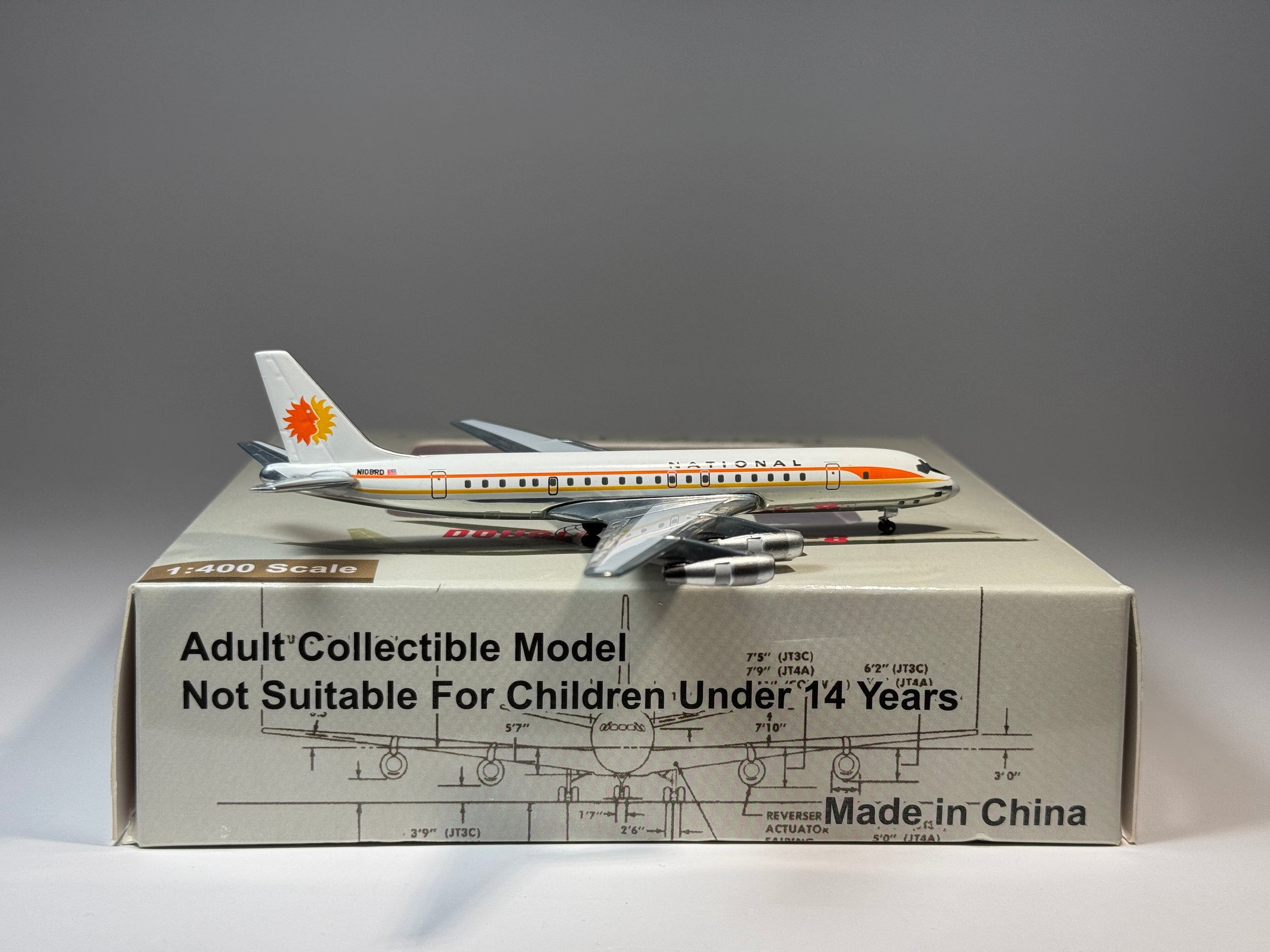 Aeroclassics 1:400 National Airlines Douglas DC-8-54 N108RD ACN108RD