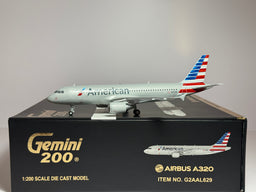 Gemini Jets 1:200 American Airlines Airbus A320-200 N117UW current colors G2AAL629
