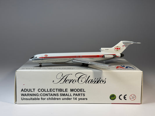 Aeroclassics 1:400 TWA Boeing 727-200 N12308 Double Globe ACN12308