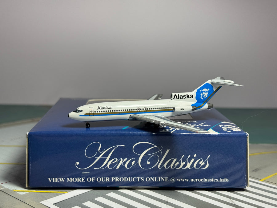 Aeroclassics 1:400 Alaska Airlines Boeing 727-100 N124 ACN124