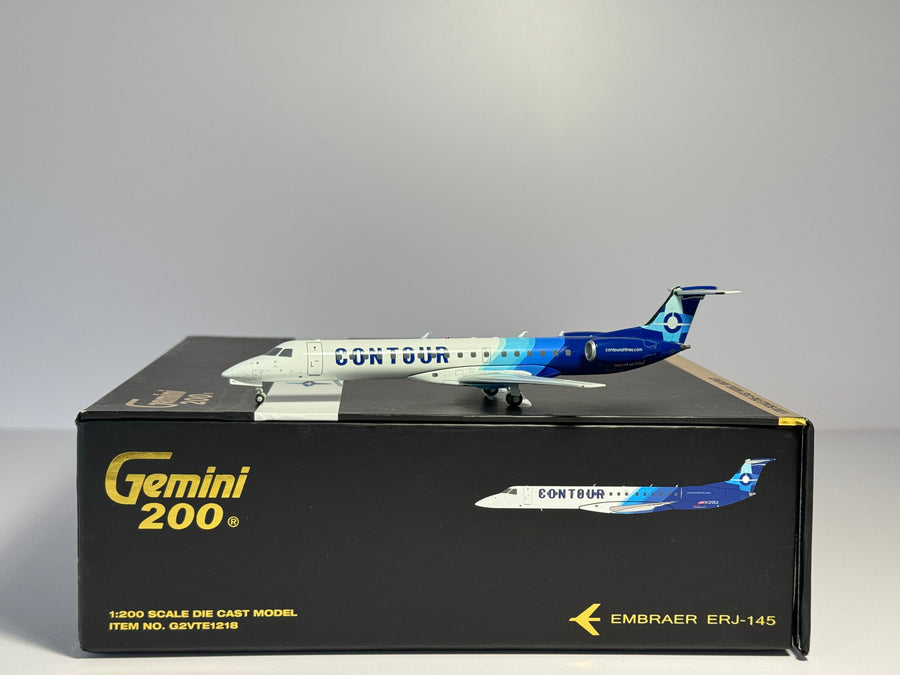 Gemini Jets 1:200 Contour Embraer E145 N12552 current scheme G2VTE1218