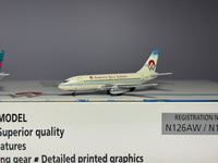Gemini Jets 1:400 American West Airlines Boeing 737-200 N126AW & N189AW 2 Plane Set GJAWE542