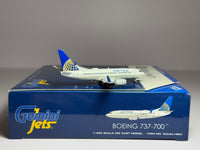 1:400 Gemini Jets United Airlines Boeing 737-700 N12754 Post Merger GJUAL1601