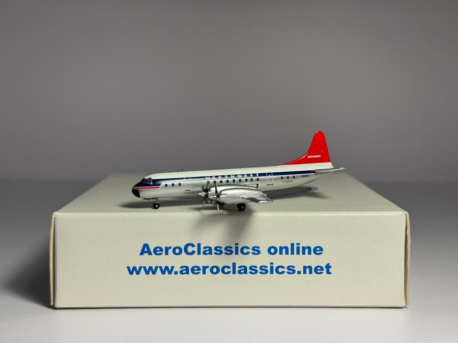 Aeroclassics 1:400 Northwest Airlines Lockheed L-188 Electra N130US AC18311