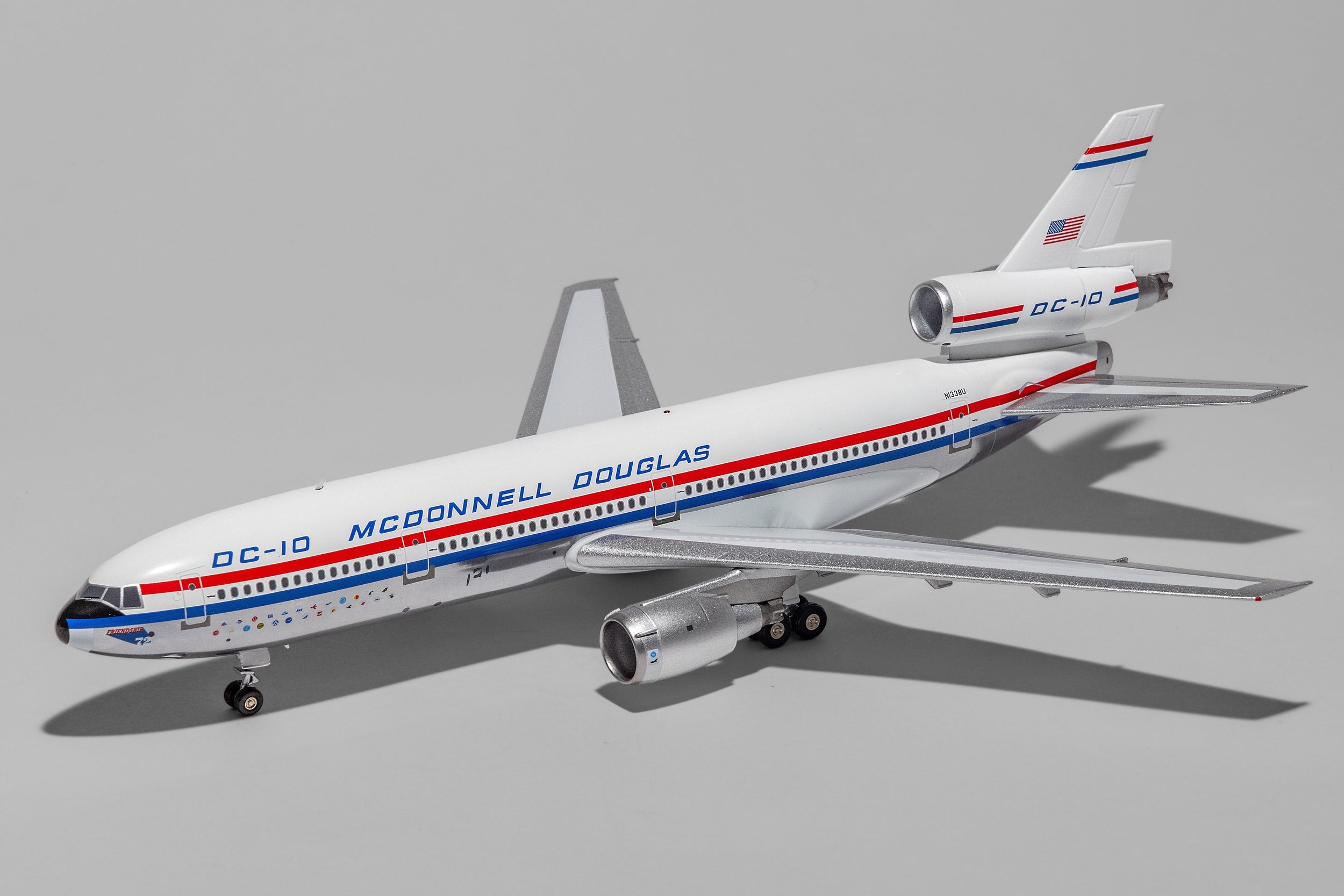 Inflight200 House Colors McDonnell Douglas DC-10-10 N1338U rollout scheme IFDC101338P