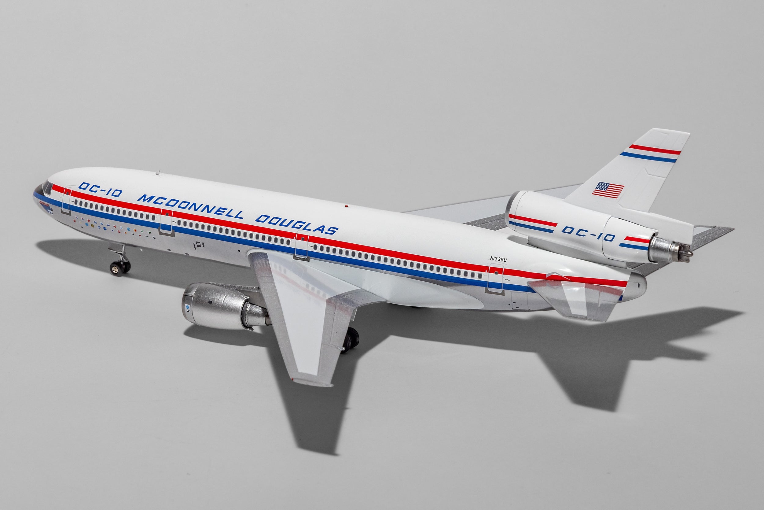 Inflight200 House Colors McDonnell Douglas DC-10-10 N1338U rollout scheme IFDC101338P