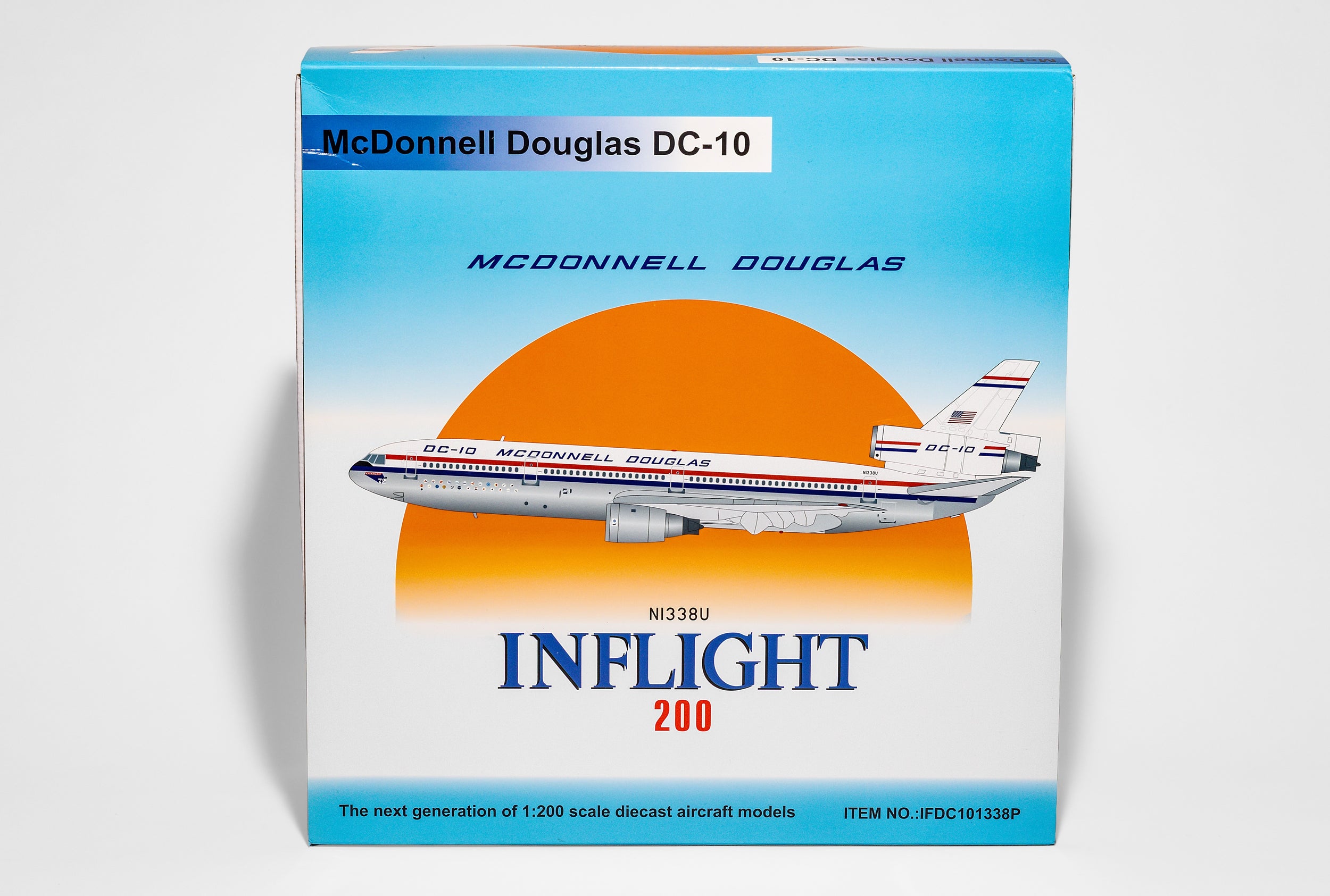 Inflight200 House Colors McDonnell Douglas DC-10-10 N1338U rollout scheme IFDC101338P