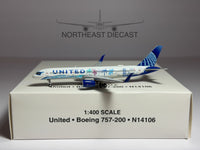 United Airlines Boeing 757-200 1:400 Gemini Jets N14106 (GJN14106)