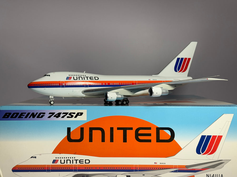 Inflight200 United Airlines Boeing 747SP N141UA Saul Bass IF747SPUA1019