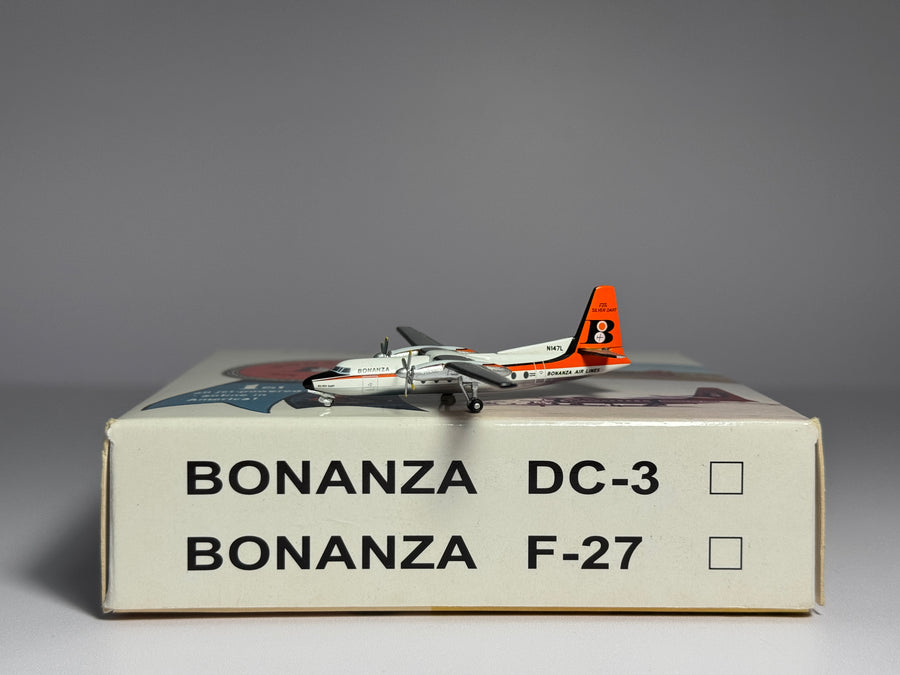 Aeroclassics 1:400 Bonanza Air Lines Fairchild F-27 N147L AC18273A