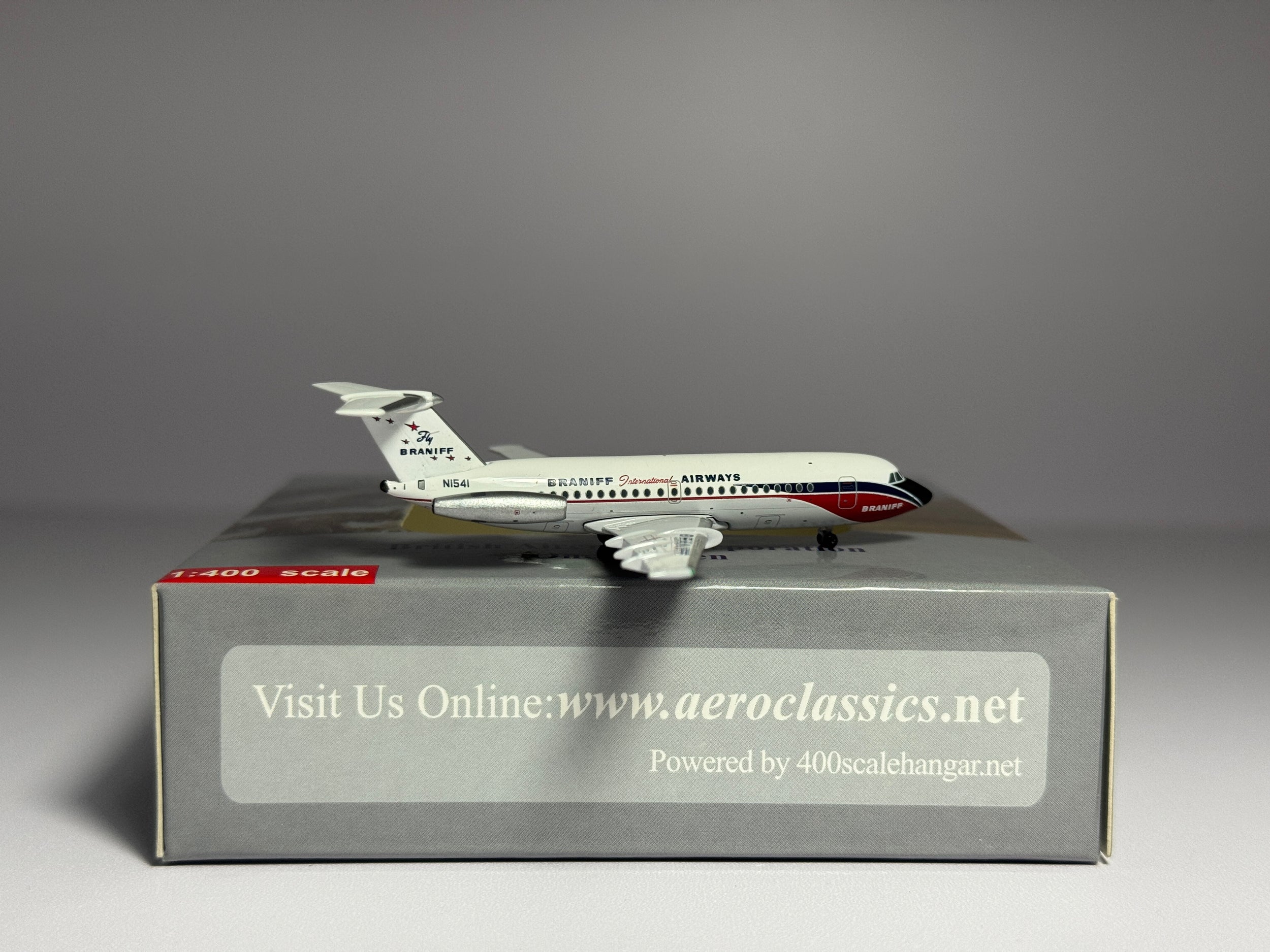 Aeroclassics 1:400 Braniff International BAC 111 N1541 El Dorado ACN1541