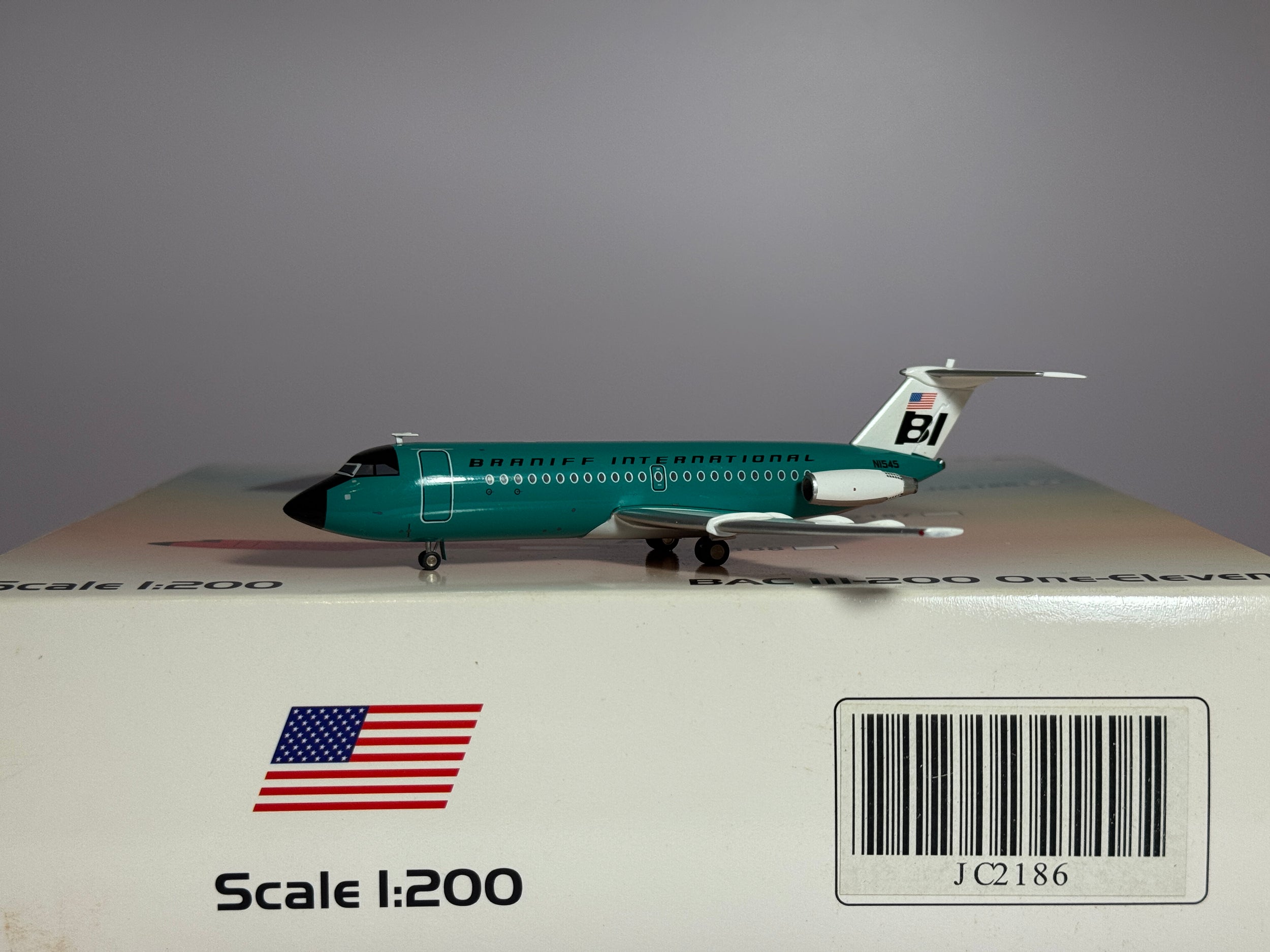 Braniff International BAC 1-11 1:200 JC Wings N1545 (JC2186)
