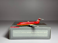 Aeroclassics 1:400 Braniff International BAC 111 N1548 Flying Colors Red ACN1548
