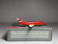 Aeroclassics 1:400 Braniff International BAC 111 N1548 Flying Colors Red ACN1548