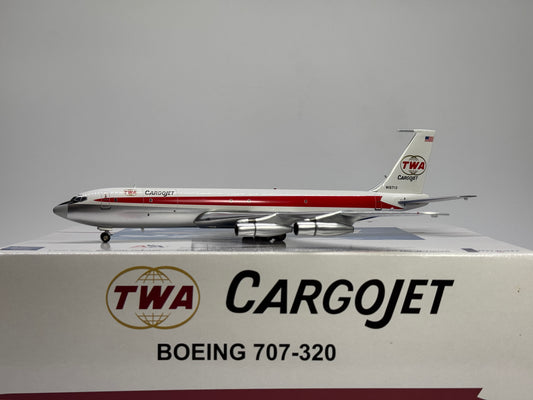 Inflight200 TWA CargoJet Boeing 707-320 N15713 Double Globes IF70028