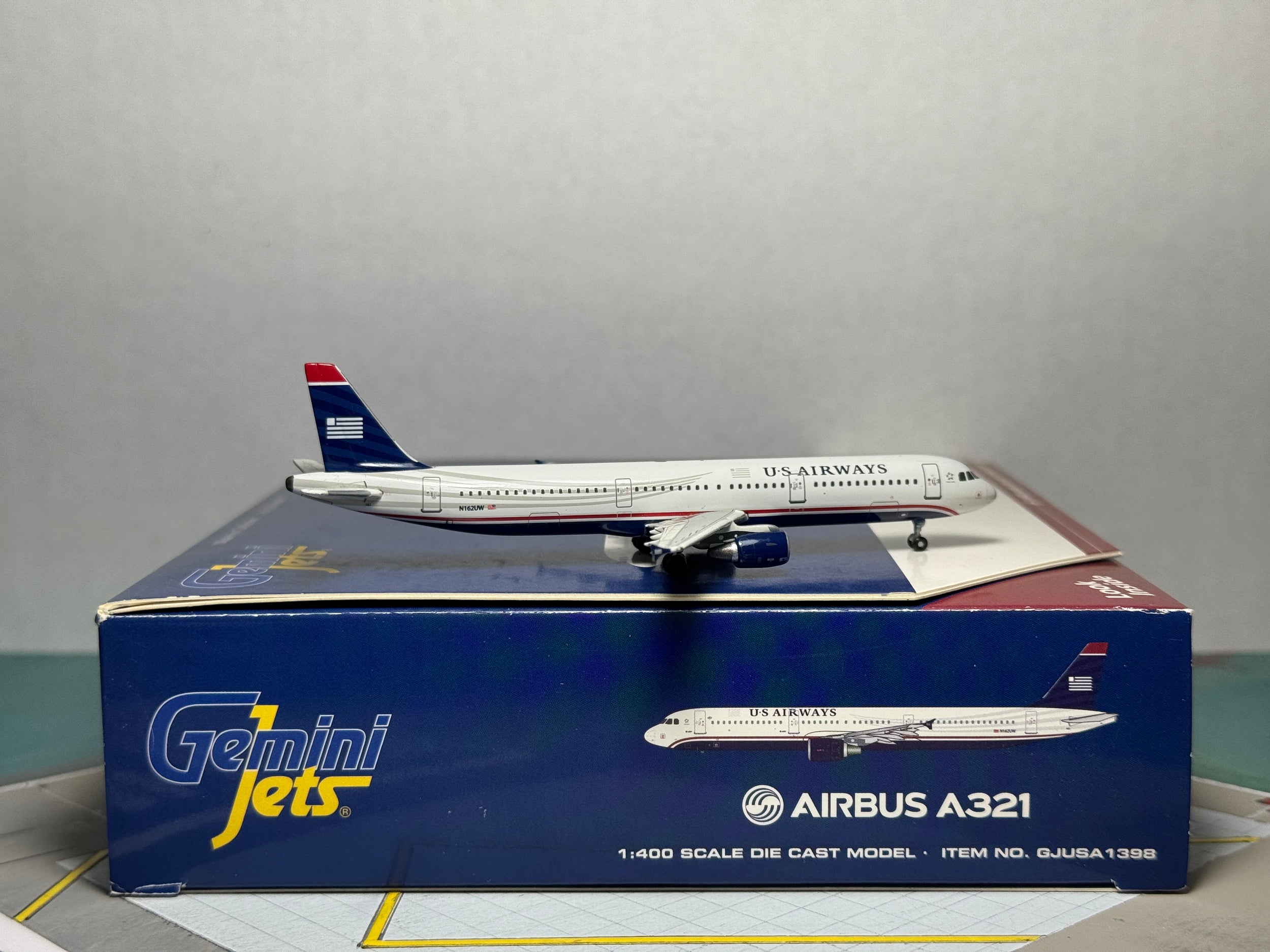 Gemini Jets 1:400 U.S Airways Airbus A321 N162UW BBX41692