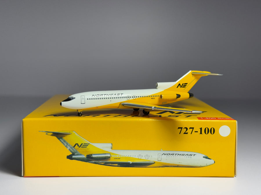 Aeroclassics 1:400 Northeast Airlines Boeing 727-100 N1633 Yellowbird ACN1633