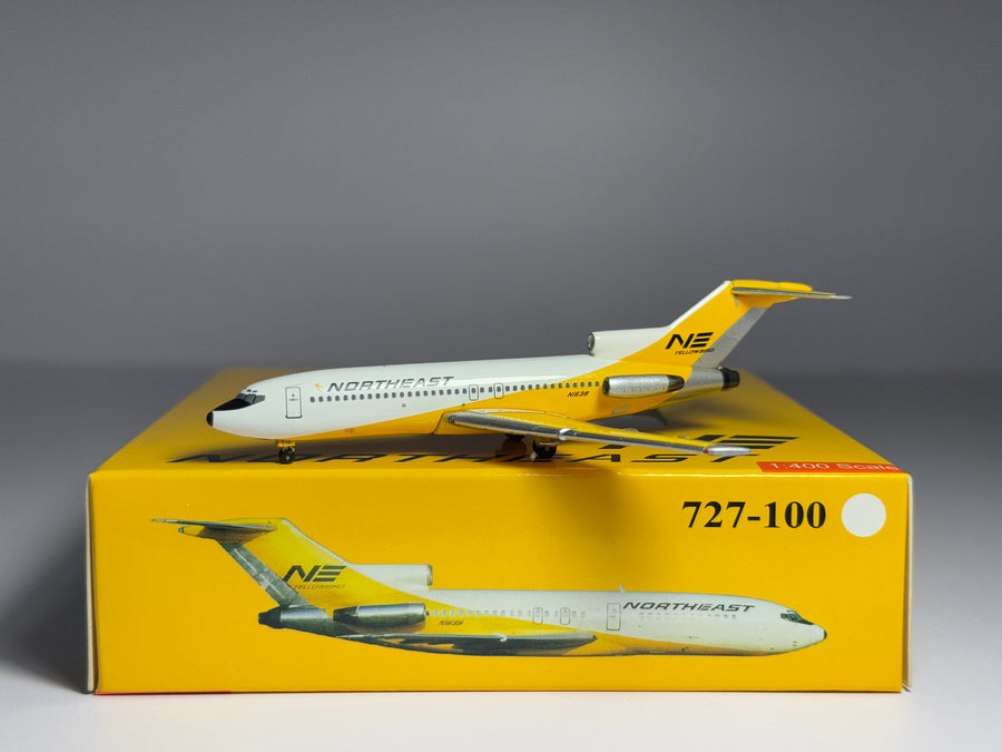 Aeroclassics 1:400 Northeast Airlines Boeing 727-100 N1638 Yellowbird ACN1638