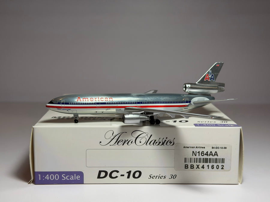 Aeroclassics 1:400 American Airlines McDonnell Douglas DC-10-30 N164AA polished BBX41602