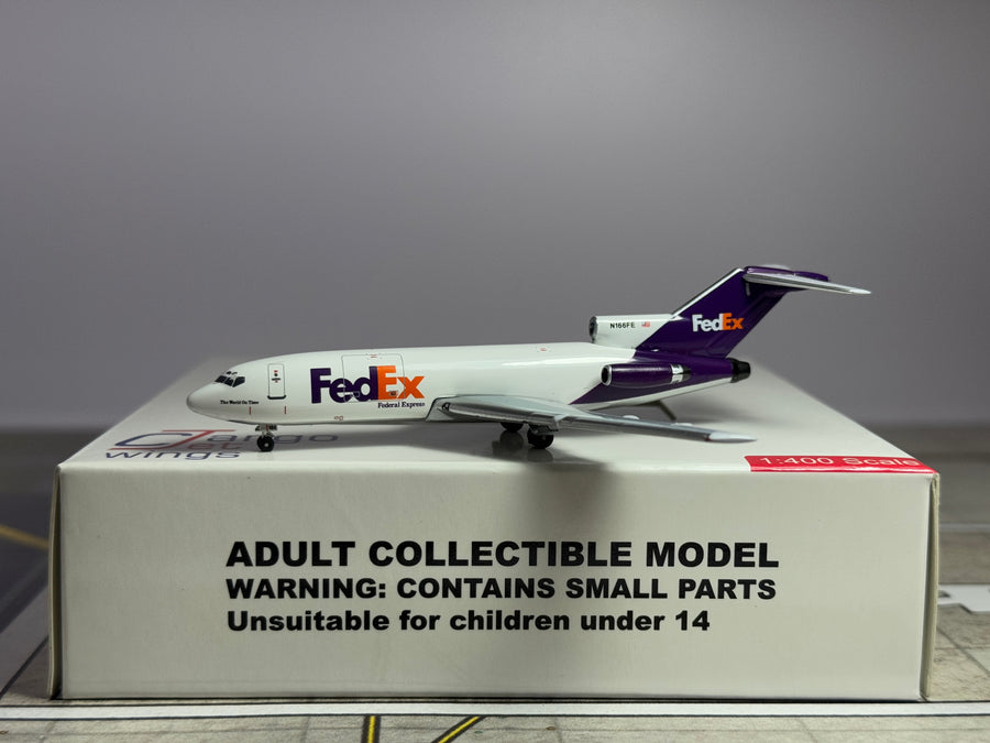 Aeroclassics 1:400 FedEx Boeing 727-100 N166FE current titles ACN166FE