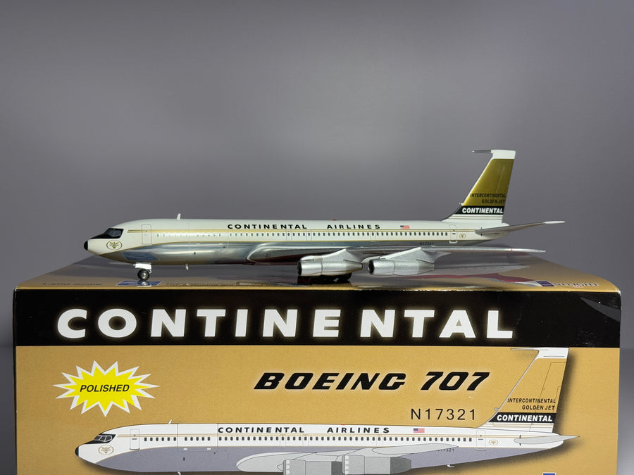 Inflight200 Continental Airlines Boeing 707-300 N17321 Golden Jet IF7070811P