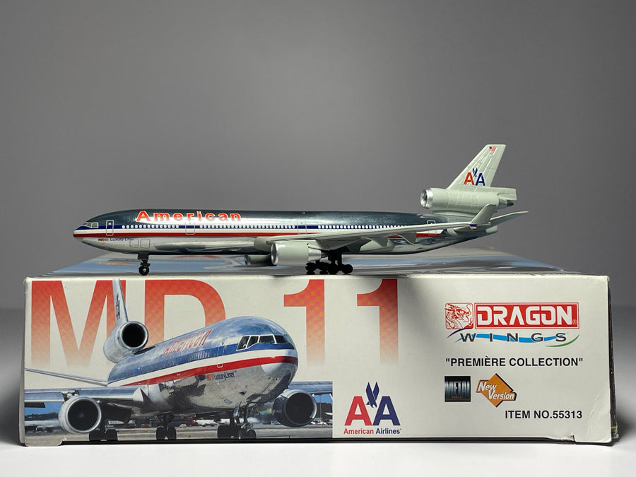 Dragon Wings 1:400 American Airlines McDonnell Douglas MD-11 N1758B polished 55313