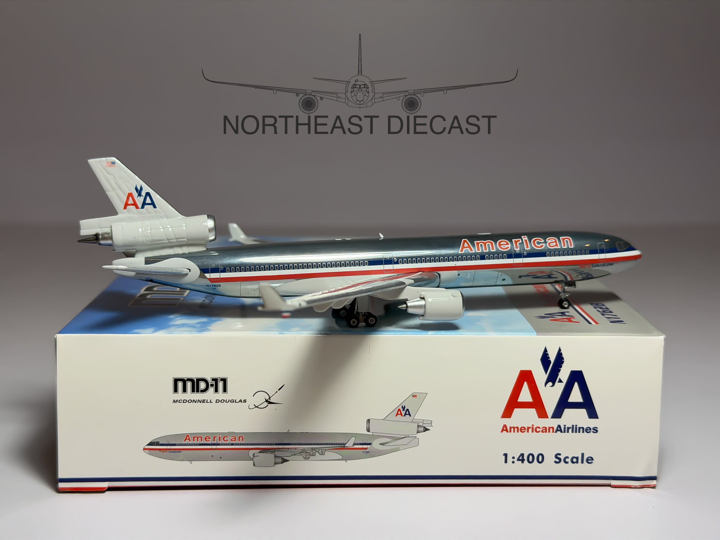 American Airlines McDonnell Douglas MD-11 1:400 Phoenix N1762B (PH404515)