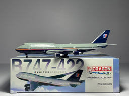 Dragon Wings 1:400 United Airlines Boeing 747-400 N178UA Battleship Grey 55078
