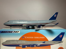Inflight200 1:200 United Airlines Boeing 747-400 N179UA Battleship Grey IF744UA1222