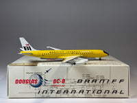 Aeroclassics 1:400 Braniff Douglas DC-8 N1803 Yellow Jellybean ACBNF0408