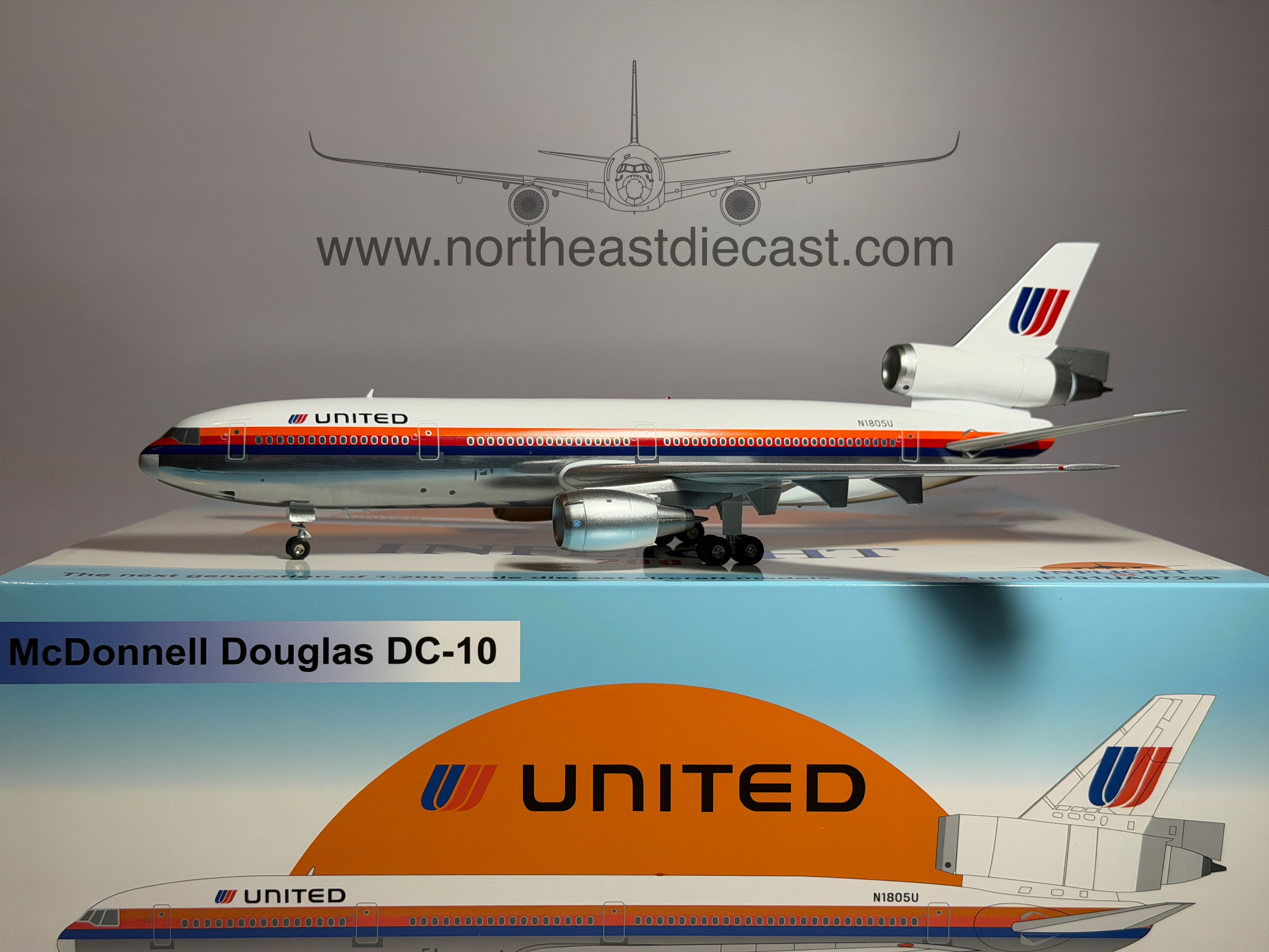 McDonnell Douglas DC-10 Diecast Aircraft Models · Northeast Diecast