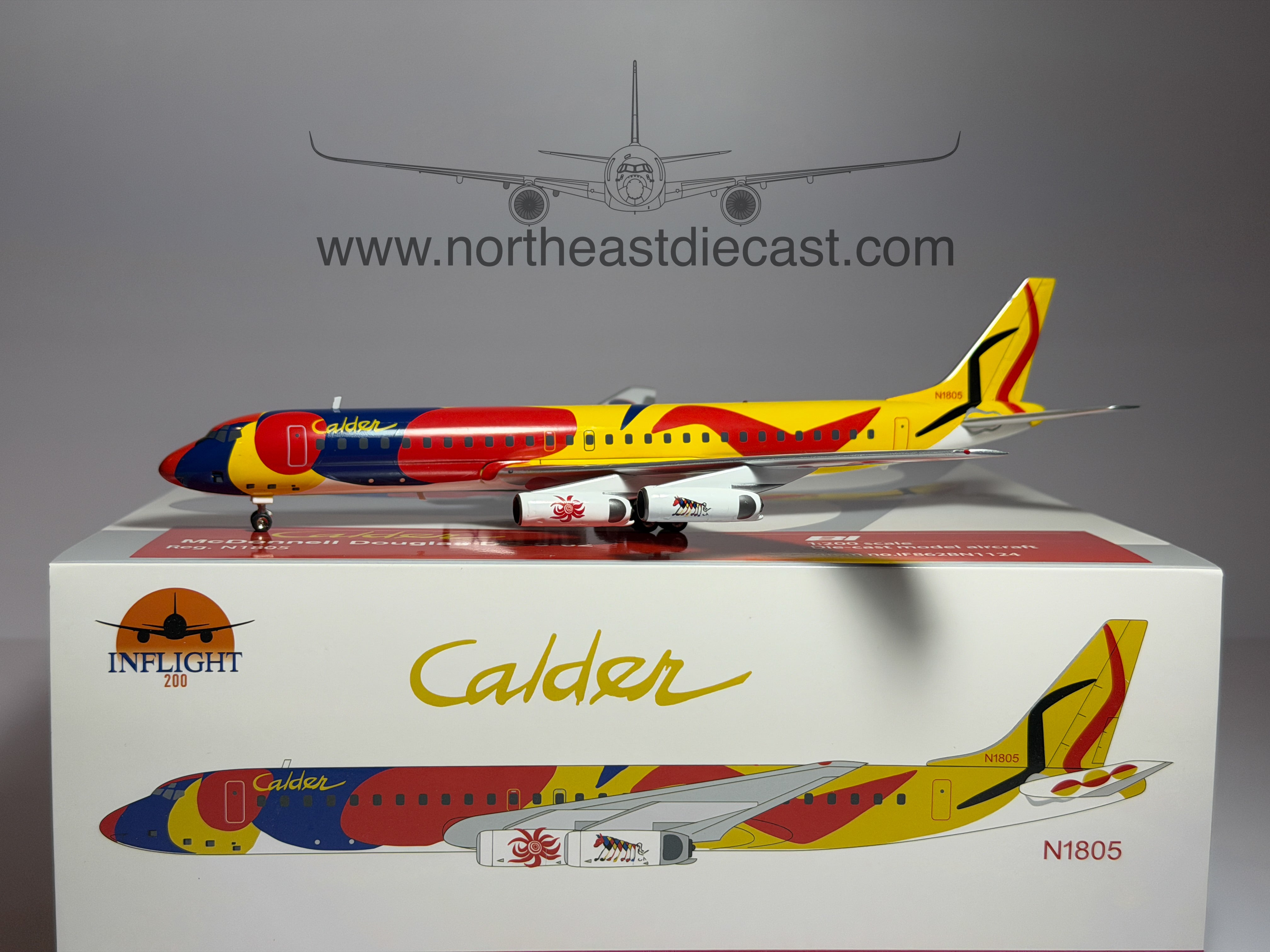 Douglas DC-8 Diecast Aircraft Models · Northeast Diecast