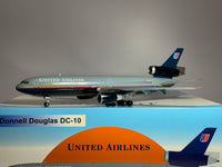 Inflight200 United Airlines McDonnell Douglas DC-10-30 N1853U Battleship Grey IF103UA0624 w/stand