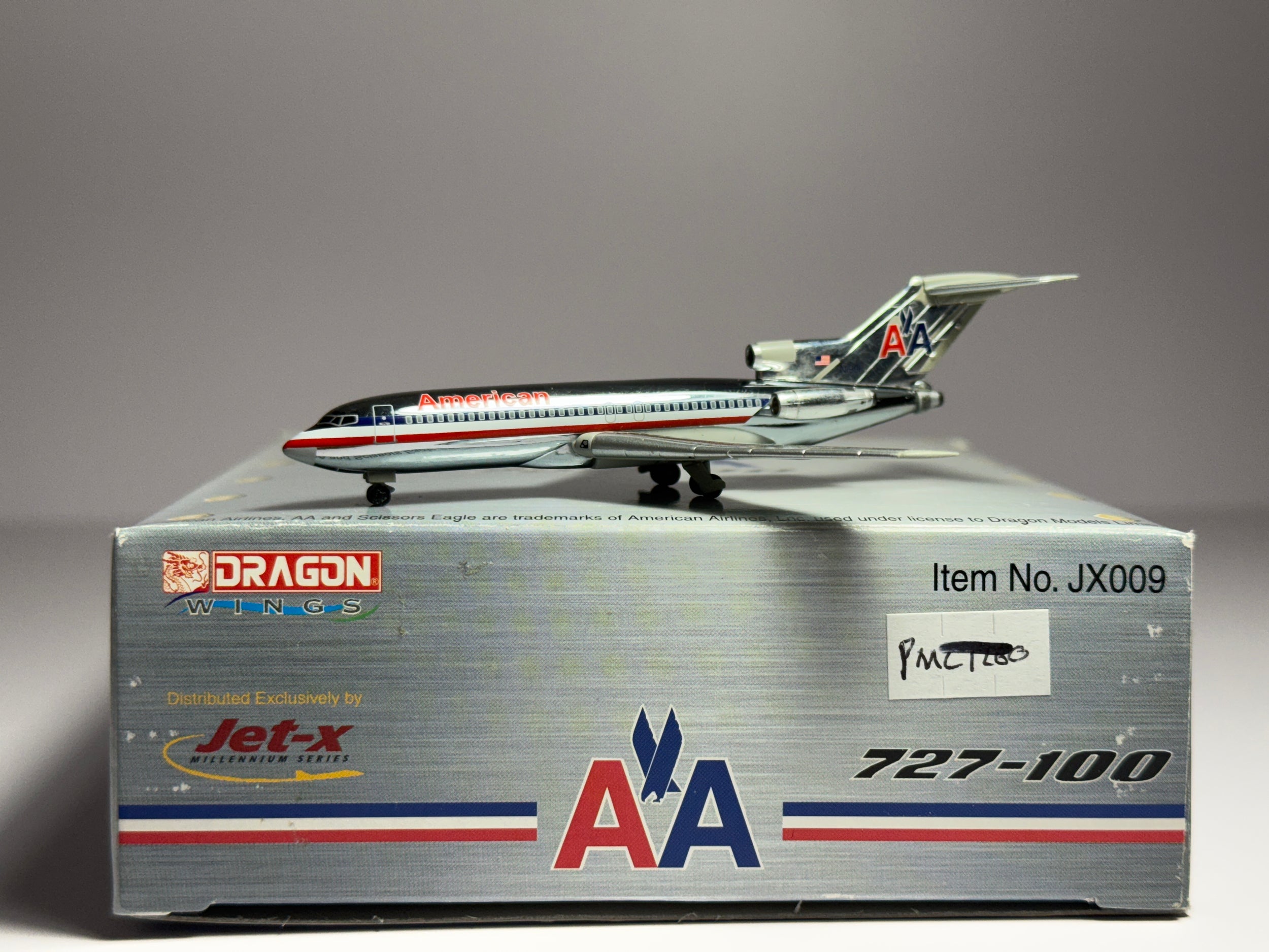 Jet-X 1:400 American Airlines Boeing 727-100 N1991 polished JX009