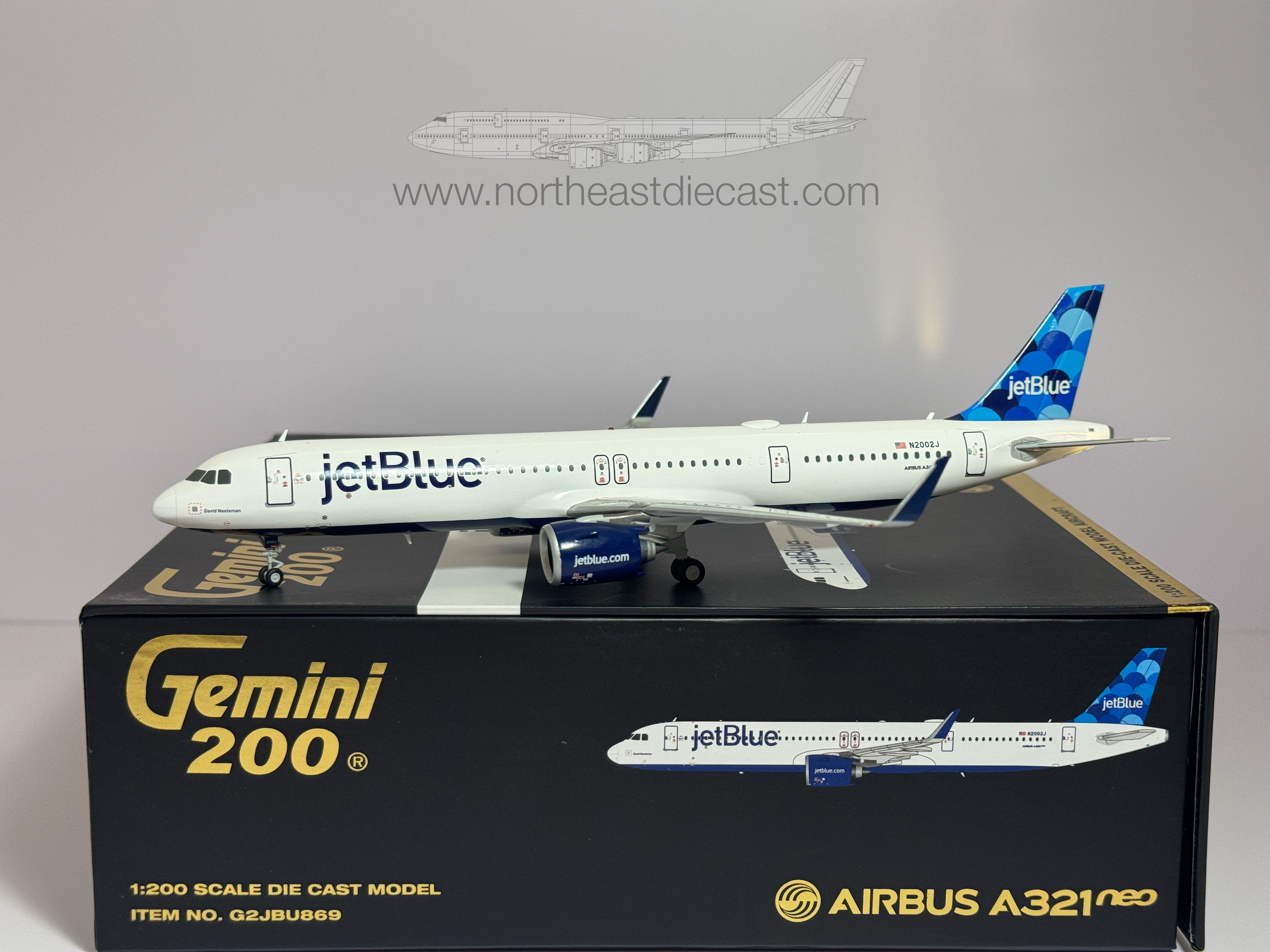 Airbus A321 Diecast Aircraft Models · Northeast Diecast