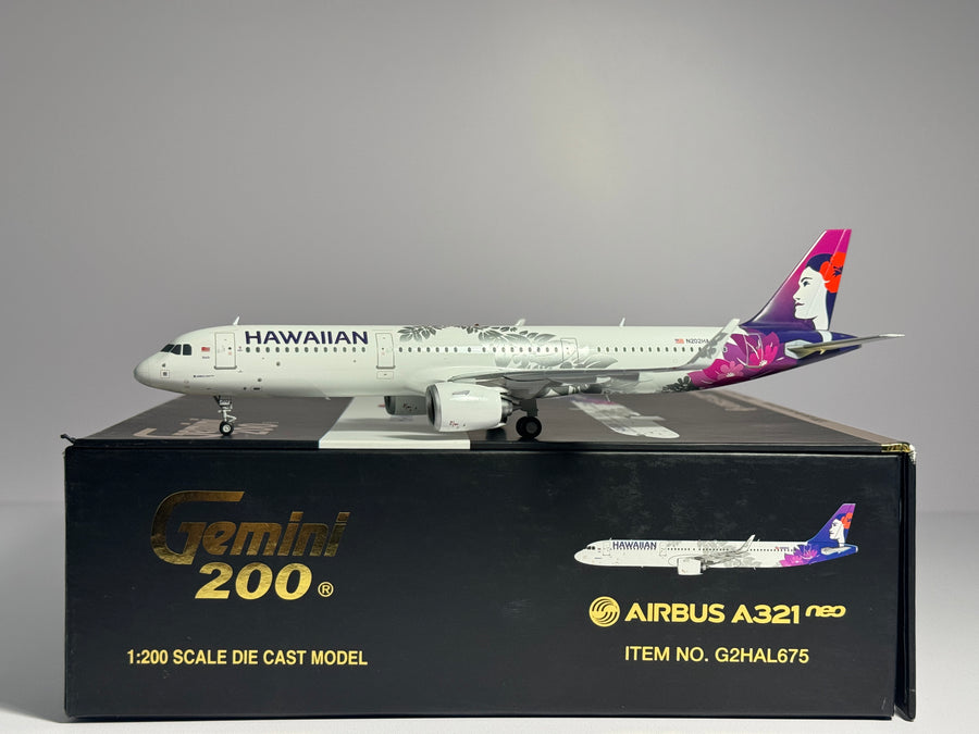 Gemini Jets 1:200 Hawaiian Airlines Airbus A321neo N202HA Second Floral G2HAL675
