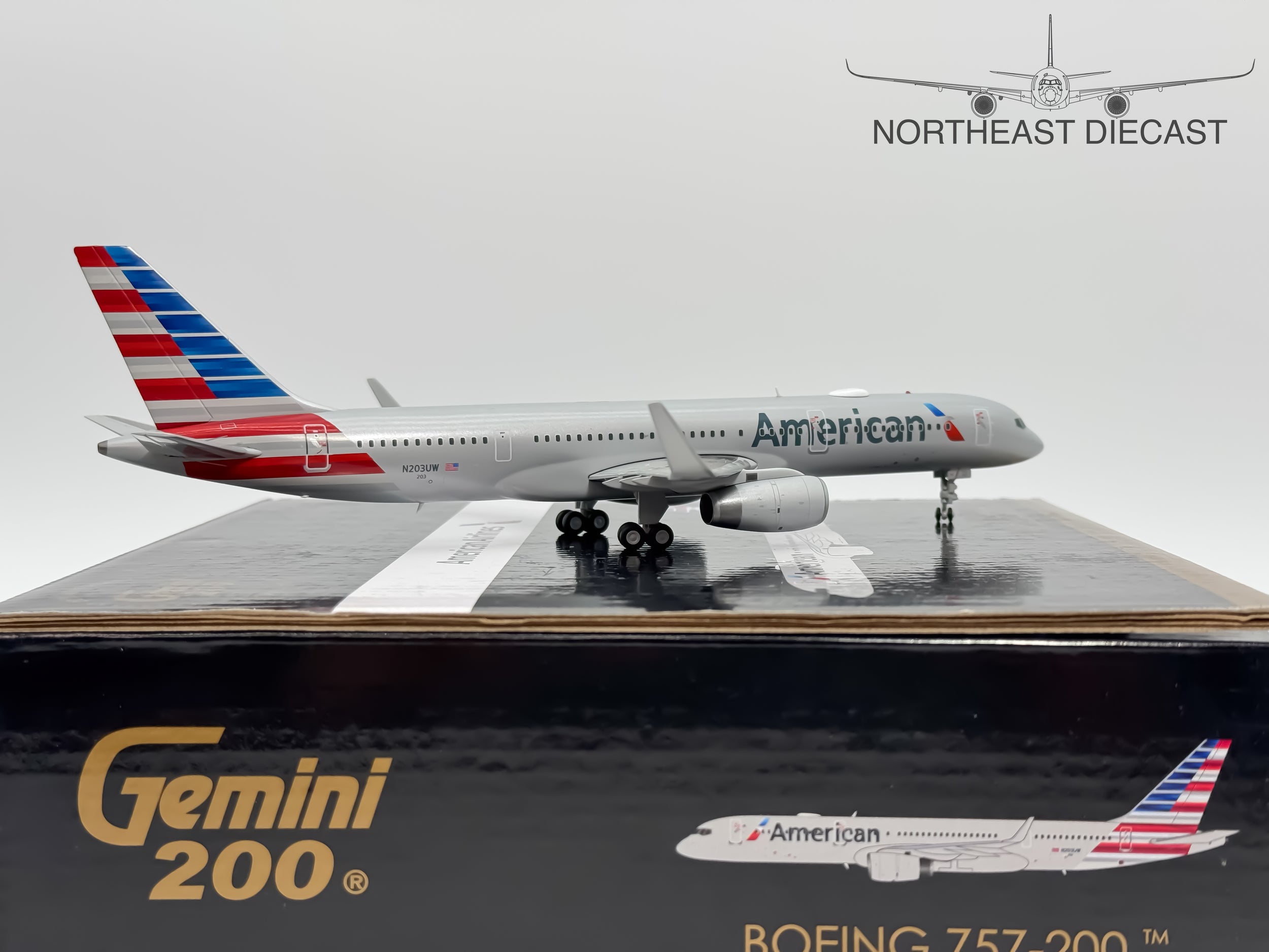 American Airlines Boeing 757-200 1:200 Gemini Jets N203UW (G2AAL767)
