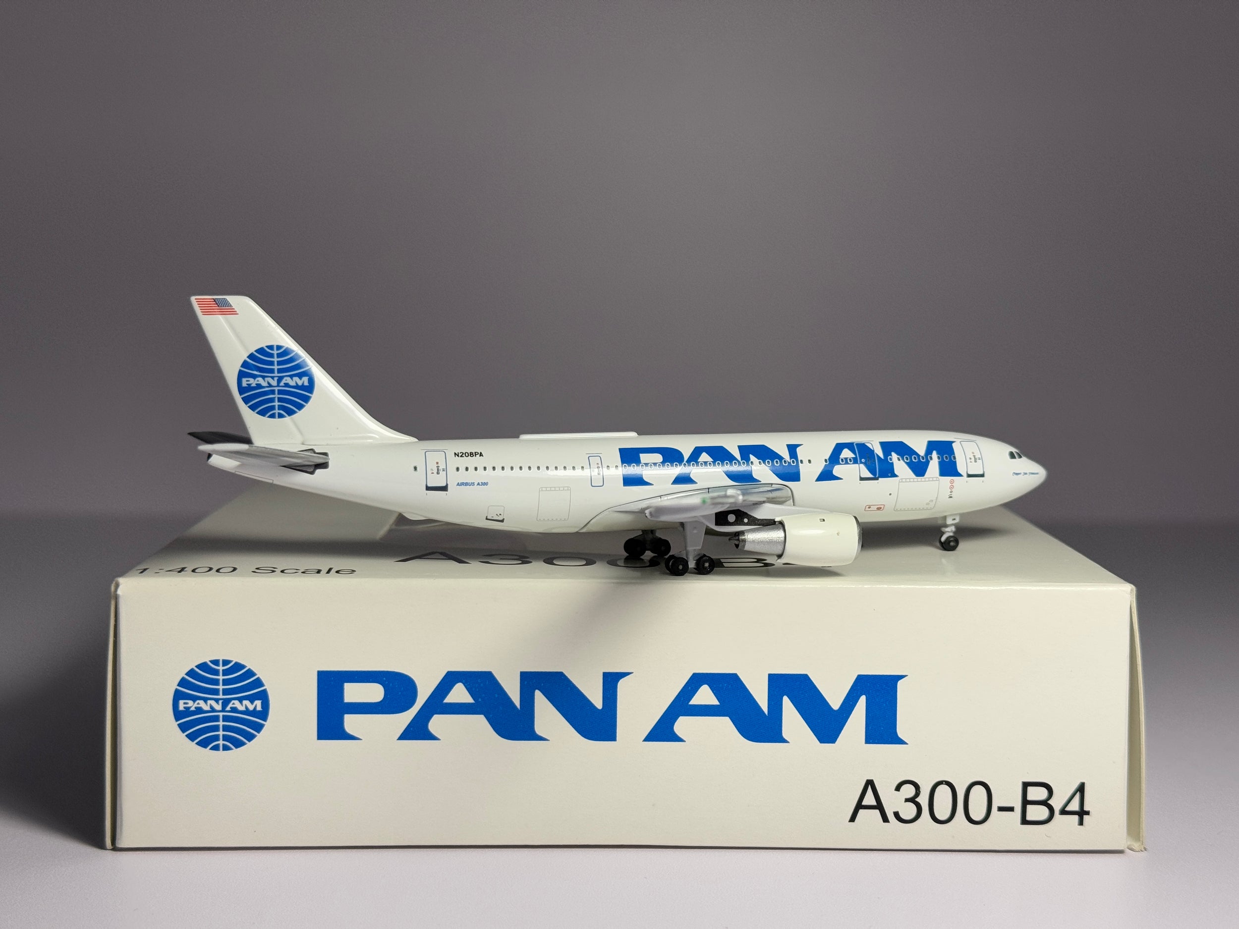Aeroclassics 1:400 Pan American Airbus A300 N208PA Clipper San Francisco ACN208PA