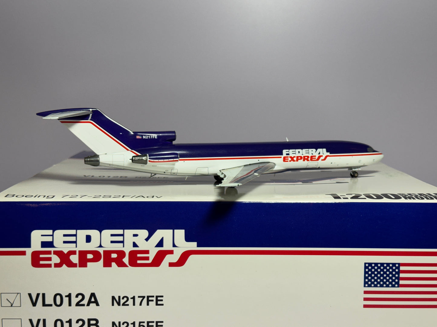Inflight200 Federal Express Boeing 727-200 N217FE FedEx VL012A