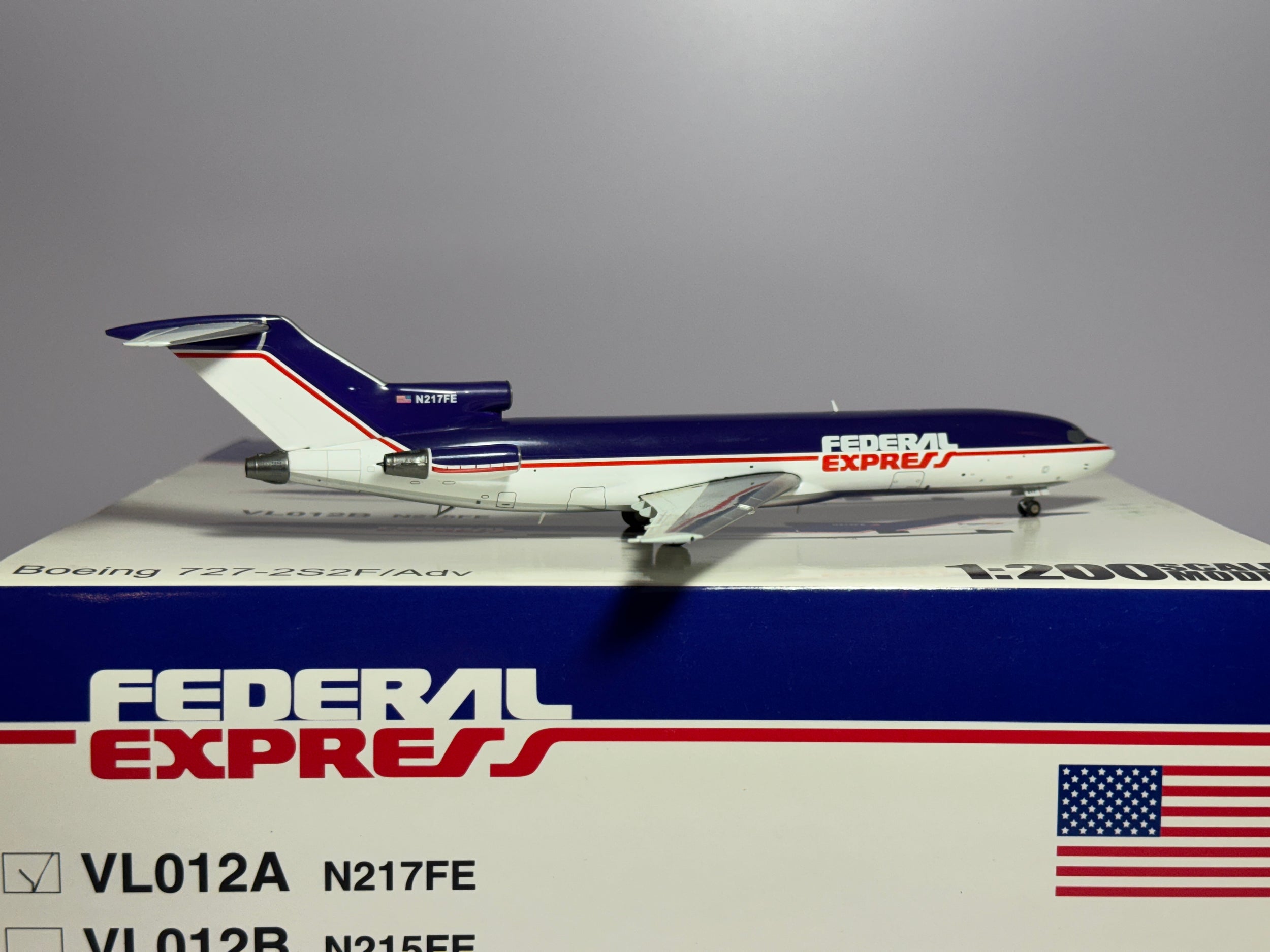 Inflight200 Federal Express Boeing 727-200 N217FE FedEx VL012A