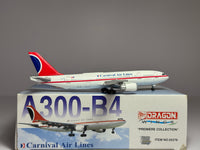 Dragon Wings 1:400 Carnival Air Lines Airbus A300B N222KW 1990s colors 55276