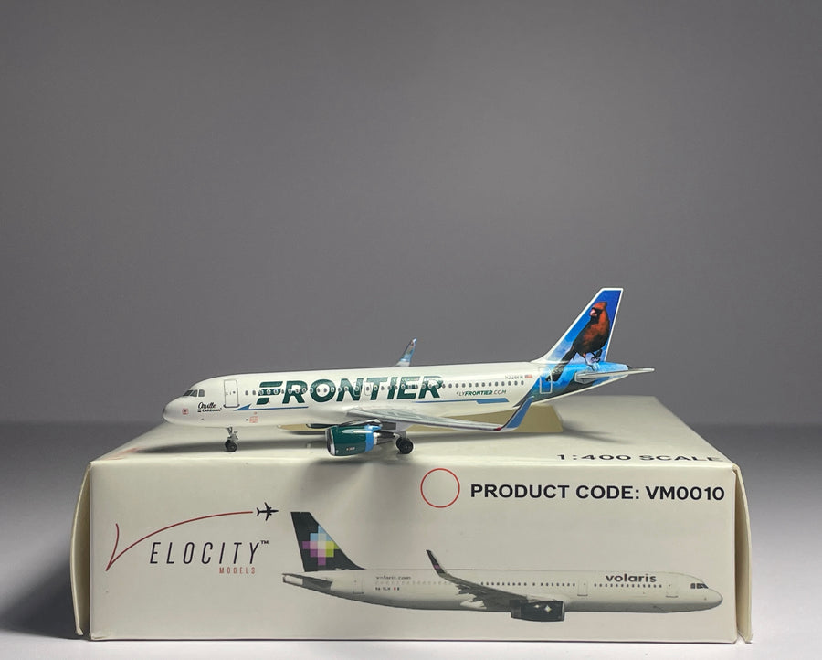 Aeroclassics 1:400 Frontier Airlines Airbus A320-200 N228FR Orville the Cardinal VM0009