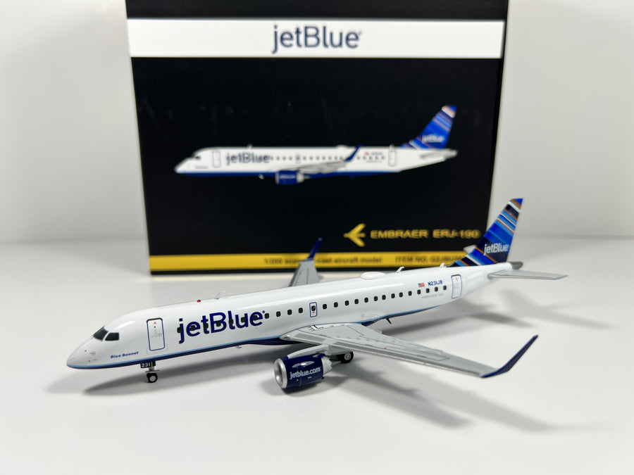 Gemini Jets 1:200 JetBlue Airways Embraer E190 N231JB Blue Bonnet G2JBU562