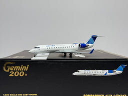 Gemini Jets 1:200 United Express Bombardier CRJ200 N246PS Evo Blue G2UAL958