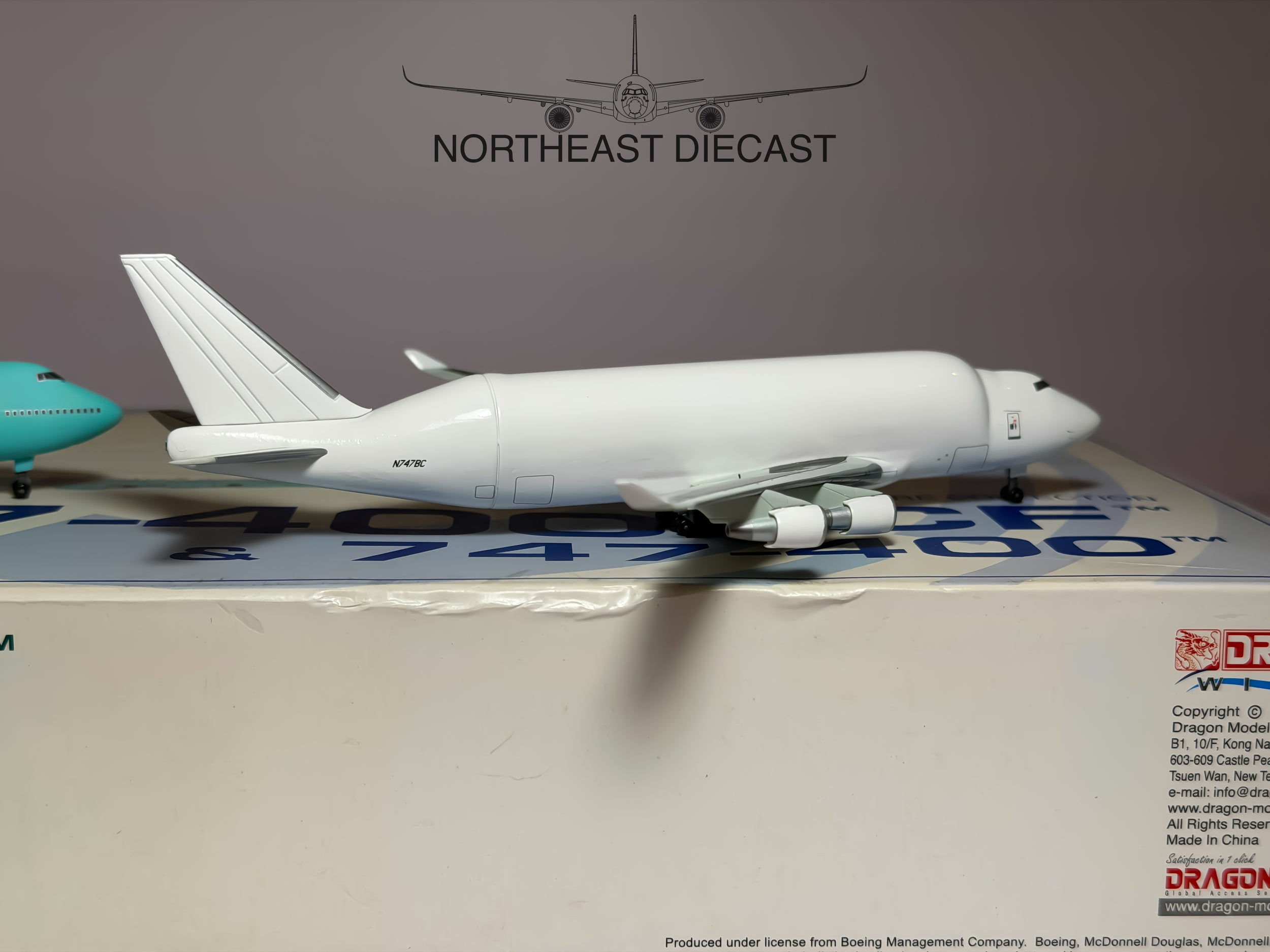 Boeing House Boeing 747-400LCF & 747-400 1:400 Dragon Wings N747BC & N249BA (55439)