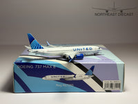 United Airlines Boeing 737 MAX 8 1:400 NG Models N27255 (NG88041)